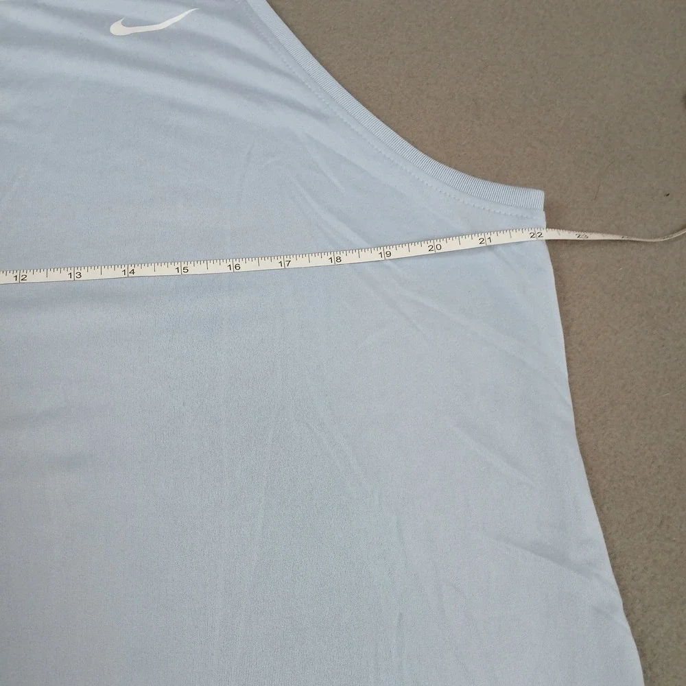New‎ Nike Dri-FIT Training Womens XL Tank Sleeveless Top DX0701 Periwinkle Blue